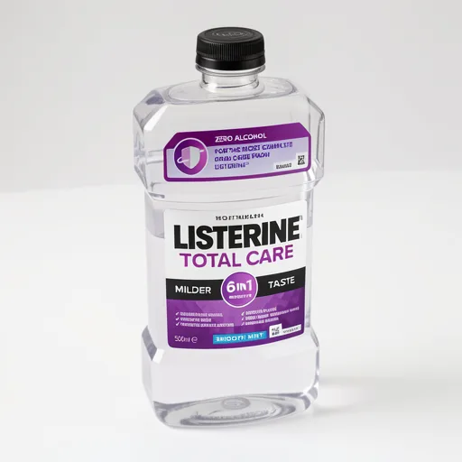 Listerine Total Care Milder Taste Zero Alcohol Mouthwash 500ml
