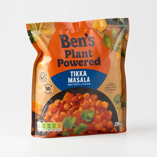 Bens Original Bens Original Plant Powered Tikka Masala Curry Instant Microwave Meal 285g