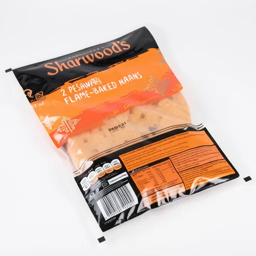 Sharwood's 2 Peshwari Flame-Baked Naan Breads