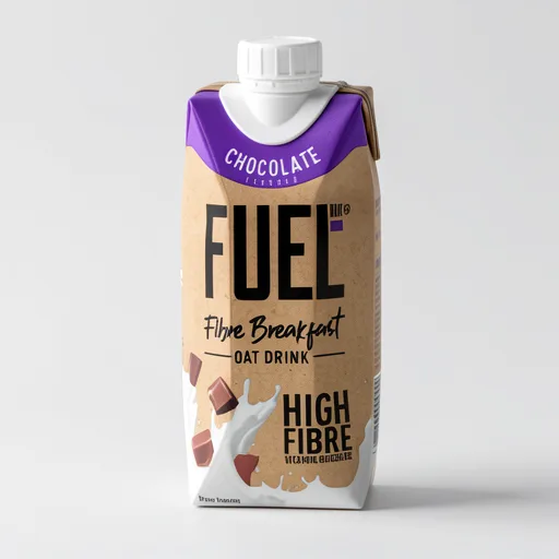 FUEL10K Chocolate High Fibre Vegan Oat Drink 330ml