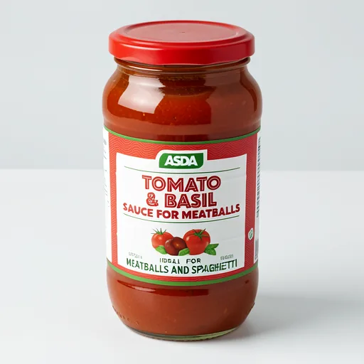 ASDA Tomato & Basil Sauce for Meatballs 500g