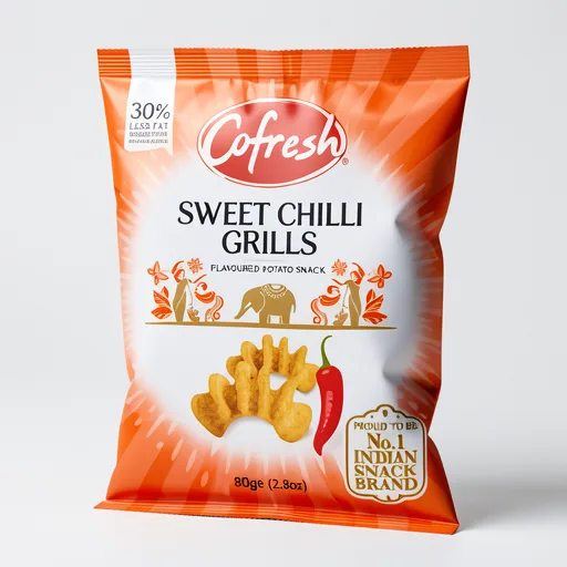 Cofresh Sweet Chilli Grills Flavoured Potato Snack 80g