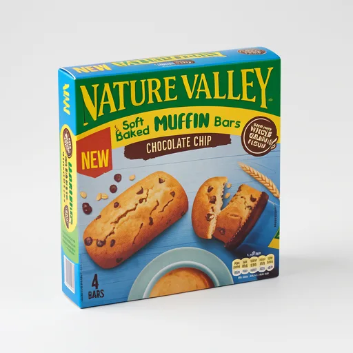 Nature Valley Cereal Bars Muffin Bars Chocolate Chip 4x30g