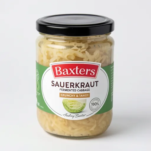 Baxters Fermented Cabbage Kraut 480g