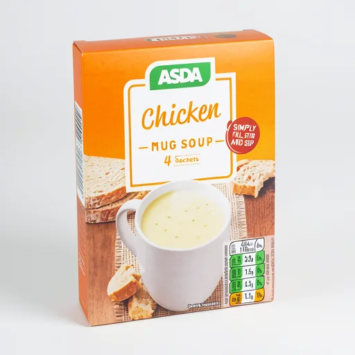 ASDA Classic Chicken Soup in a Cup (4 x 28g) 112g