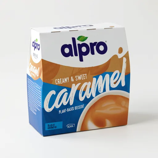 Alpro Caramel Dairy Free Vegan Soya Dessert 4x125g