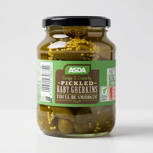 ASDA Pickled Baby Gherkins 340g