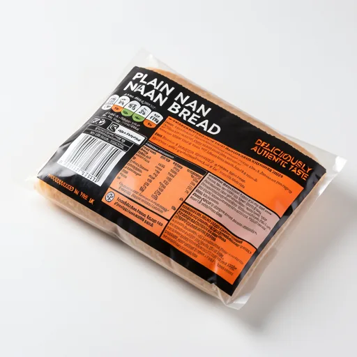 Sharwood's 2 Plain Flame-Baked Naan Breads