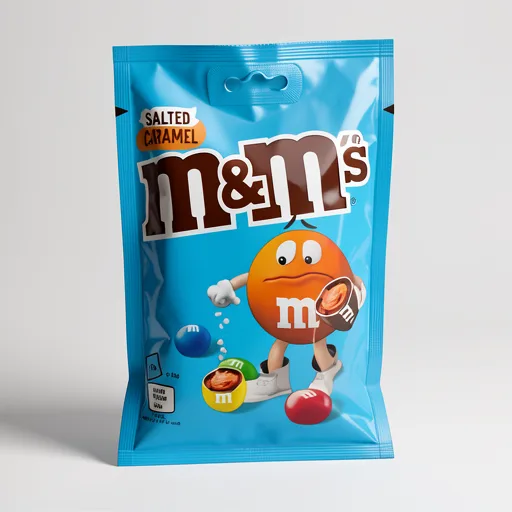 M&M's Salted Caramel Chocolate Pouch Bag 102g