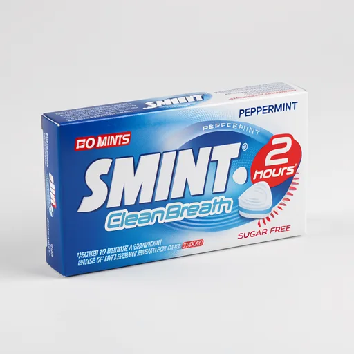 Smint 2 Hours Clean Breath Sugar Free Mints Pieces x50 35g