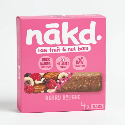 Nakd nakd. Berry Delight Fruit & Nut Bars 3x35g