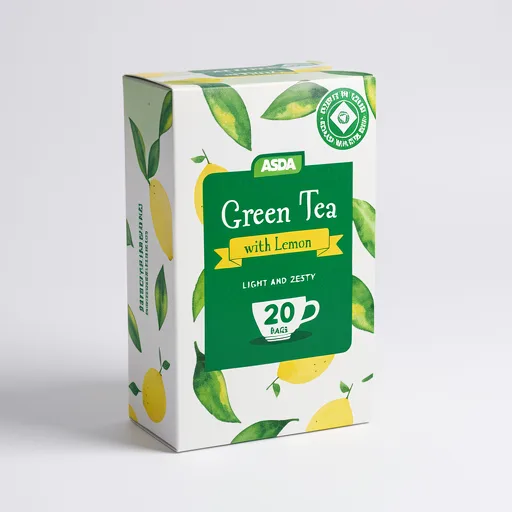ASDA 20 Green Tea with Lemon 40g