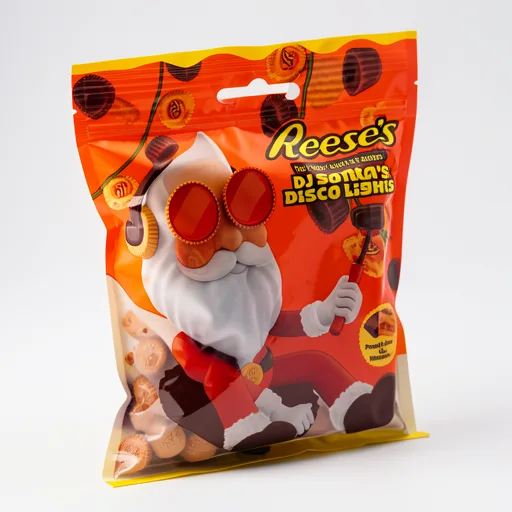 Reese's Peanut Butter Miniatures DJ Santa Lights 70g
