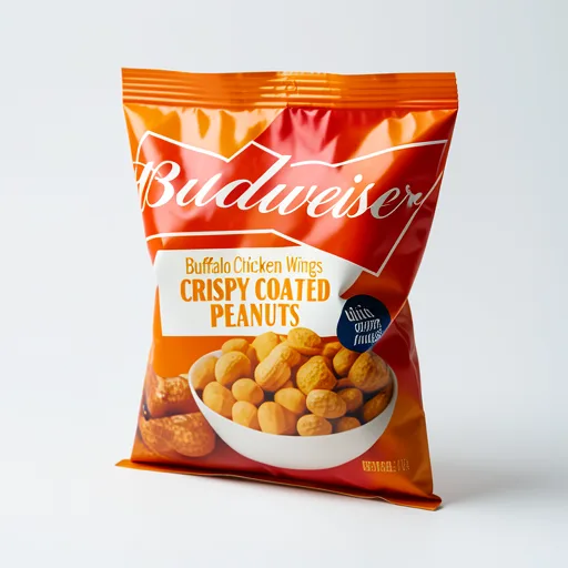 Budweiser Buffalo Chicken Wings Crispy Coated Peanuts 150g