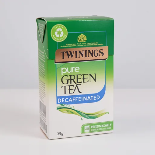 Twinings Pure Green Tea Decaffeinated 20 Tea Bags 35g