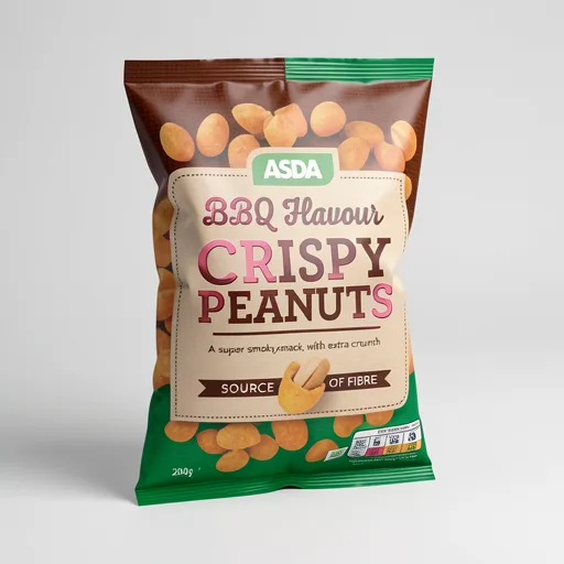 ASDA BBQ Flavour Crispy Peanuts 200g