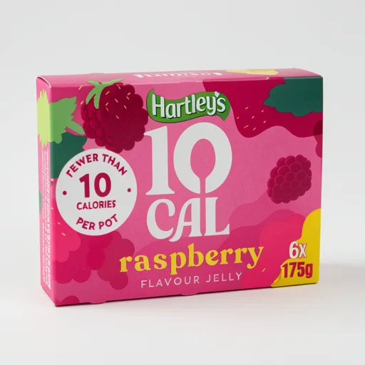 Hartley's 10 Cal Raspberry Flavour Jelly Pots 6 x 175g (1.05kg)