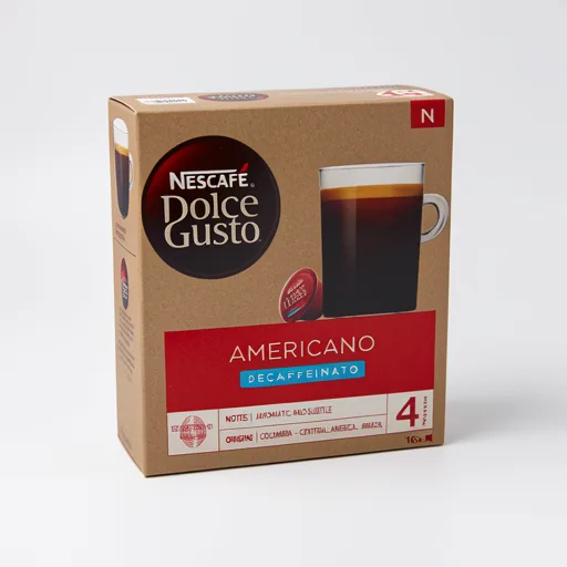 Nescafe Dolce Gusto Americano Decaffeinato Coffee Pods x16 (16 Servings)
