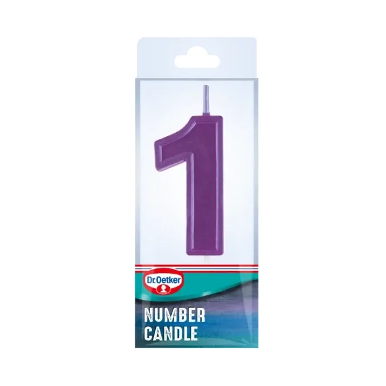 Dr. Oetker Number Two Birthday Candle
