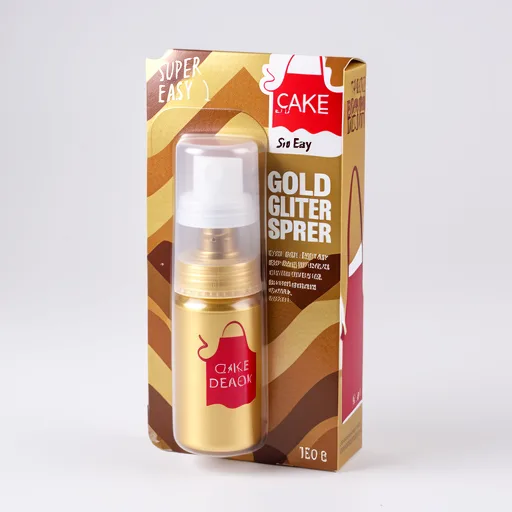 Cake Decor Gold Glitter Spray 4G