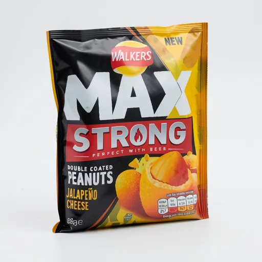 Walkers Max Coated Peanuts Jalapeño & Cheese Sharing Bag 175g