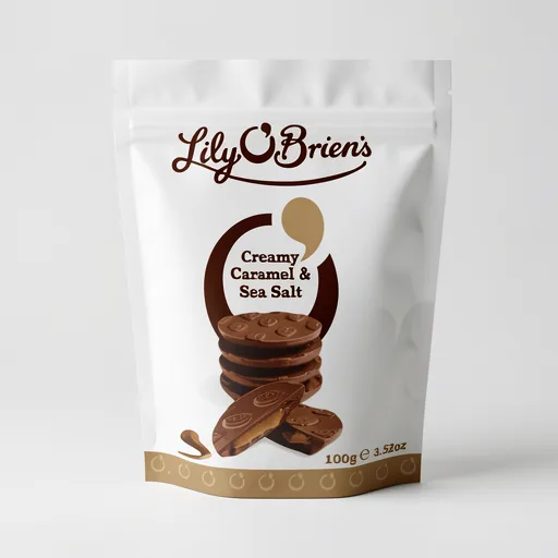 Lily O'Brien's Creamy Caramel & Sea Salt 100g