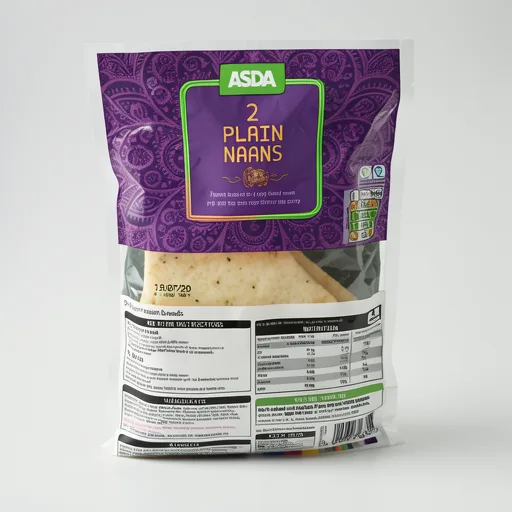ASDA 2 Plain Naans