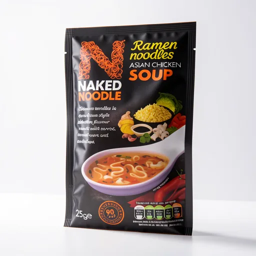 Naked Asian Style Chicken Flavour Ramen Noodle Soup 25g