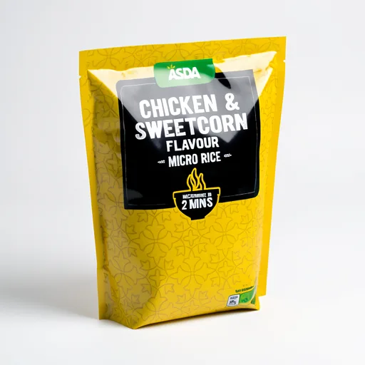 ASDA Chicken & Sweetcorn Flavour Micro Rice 250g