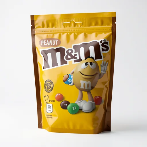 M&M's Peanut Chocolate Pouch Bag 112g