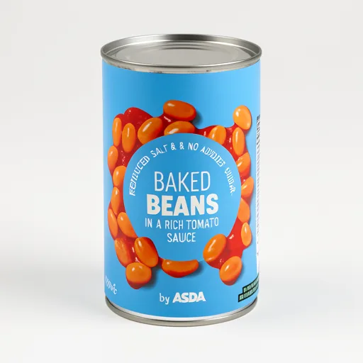 ASDA Baked Beans in a Rich Tomato Sauce 410g