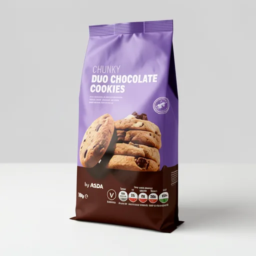 ASDA Chunky Duo Chocolate Cookies 180g