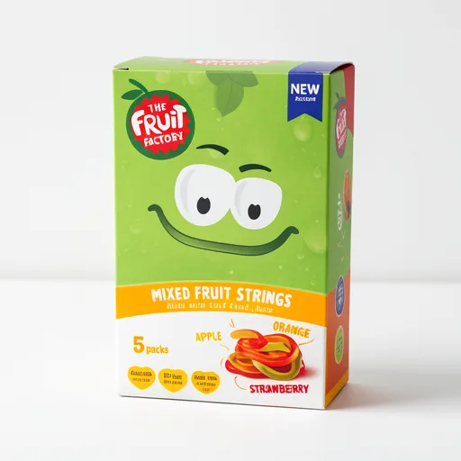 The Fruit Factory Mixed Fruit Strings 5 x 20g (100g)