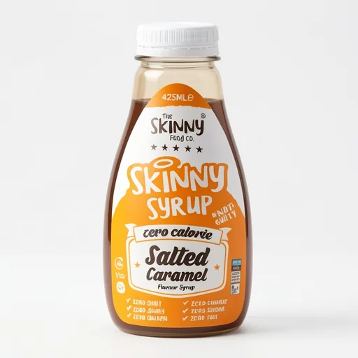 The Skinny Food Co. Salted Caramel Flavour Syrup with Sweetener 425ml
