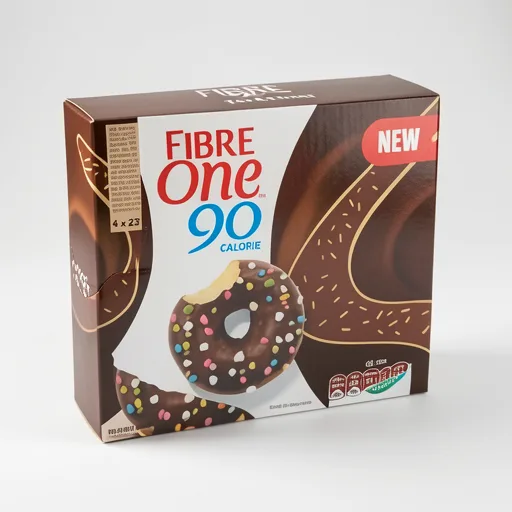 Fibre One 90 Calorie Doughnuts Chocolate Flavour 4 x 23g (92g)
