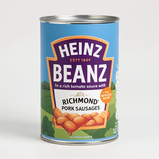 Heinz Baked Beans & Richmond Pork Sausages 415G