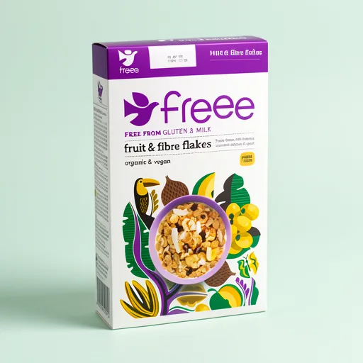FREEE FREEE Gluten Free Organic Fruit & Fibre Flakes 375g