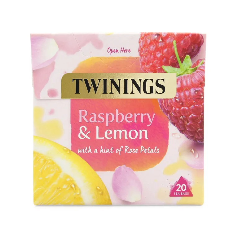 Twinings Raspberry & Lemon Fruit Tea, 20 Tea Bags