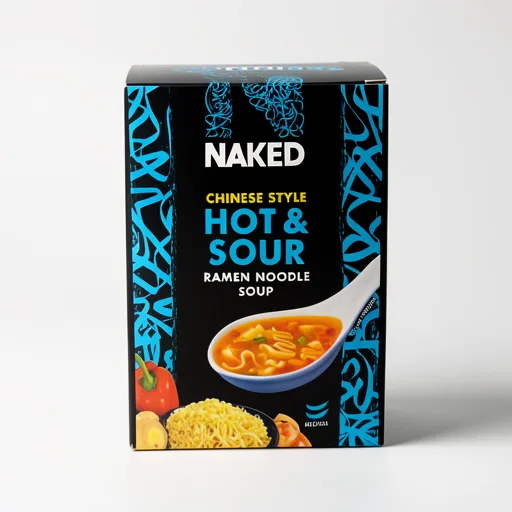 Naked Noodle Chinese Style Hot & Sour Ramen Noodle Soup 25g