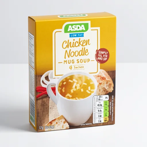 ASDA Chicken Noodle Soup in a Cup 4 x 13g (52g)