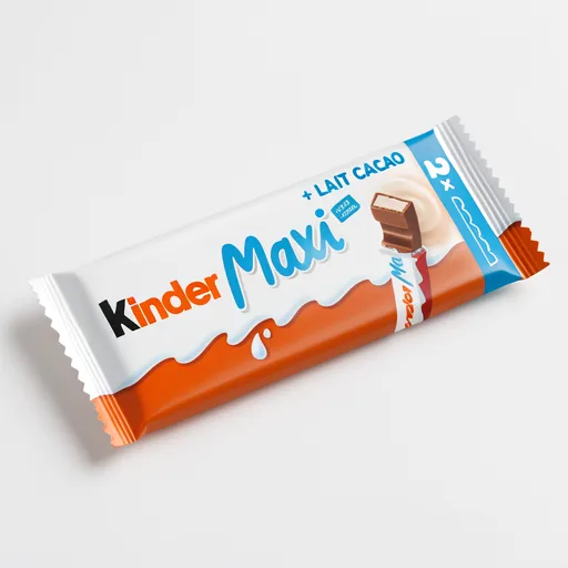 Kinder Milk Chocolate Medium Treat Snack Bar Twin Pack 42g