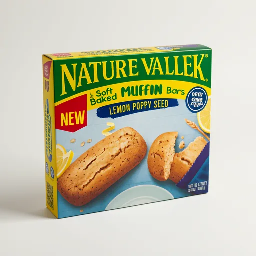 Nature Valley Cereal Bars Muffin Bars Lemon Poppy Seed 4x30g