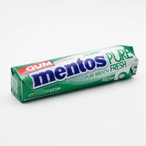 Mentos Gum Pure Fresh Spearmint 8 Pieces 15.5g