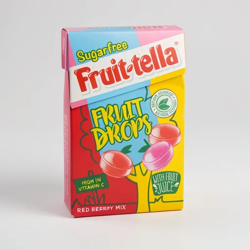 Fruittella Sugar Free Red Berry Mix Fruit Drops