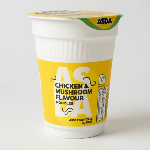 JUST ESSENTIALS by ASDA Just Essentials Chicken & Mushroom Flavour Cup Noodles 70g