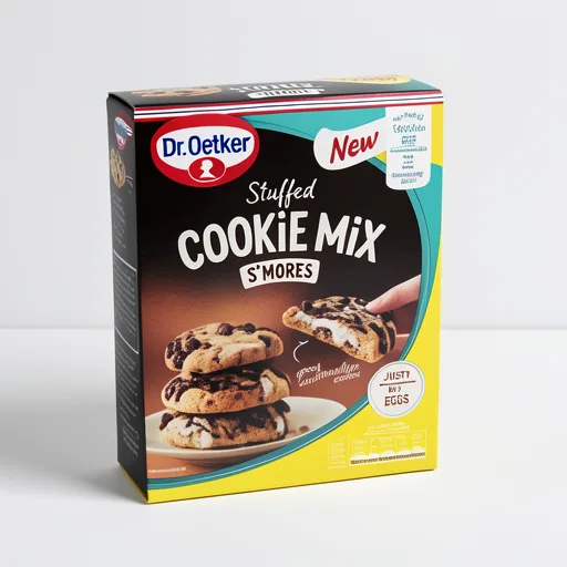 Dr. Oetker Stuffed Cookie Mix S'mores 340g
