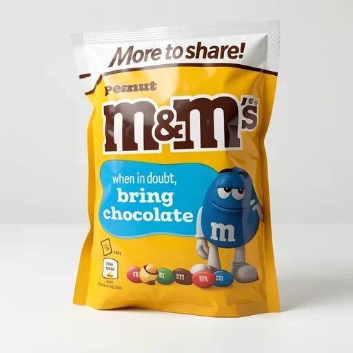 M&M's Peanut Chocolate More to Share Pouch Bag 200g