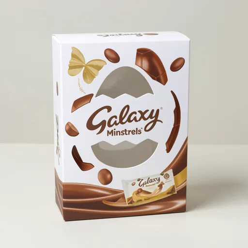 Galaxy Minstrels Milk Chocolate Large Easter Egg 162g