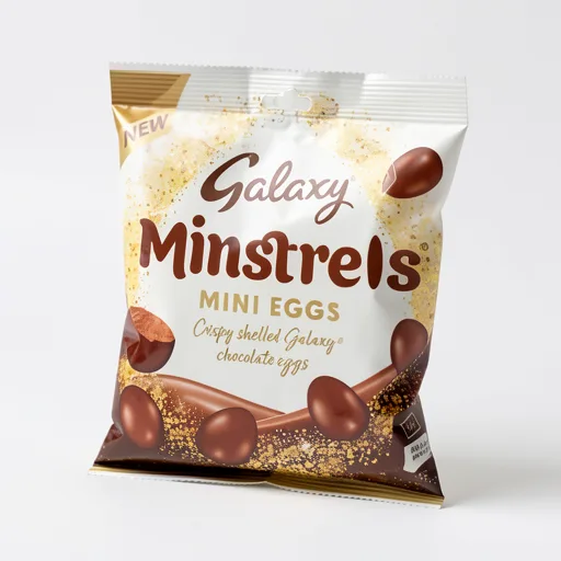 Galaxy Minstrels Milk Chocolate Mini Eggs Bag 80g