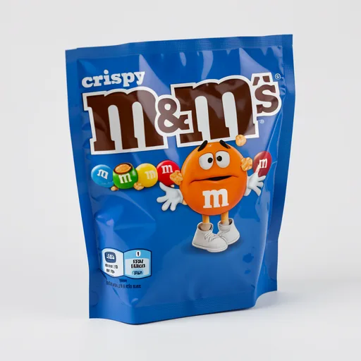 M&M's Crispy Milk Chocolate Bites Pouch Bag 107g